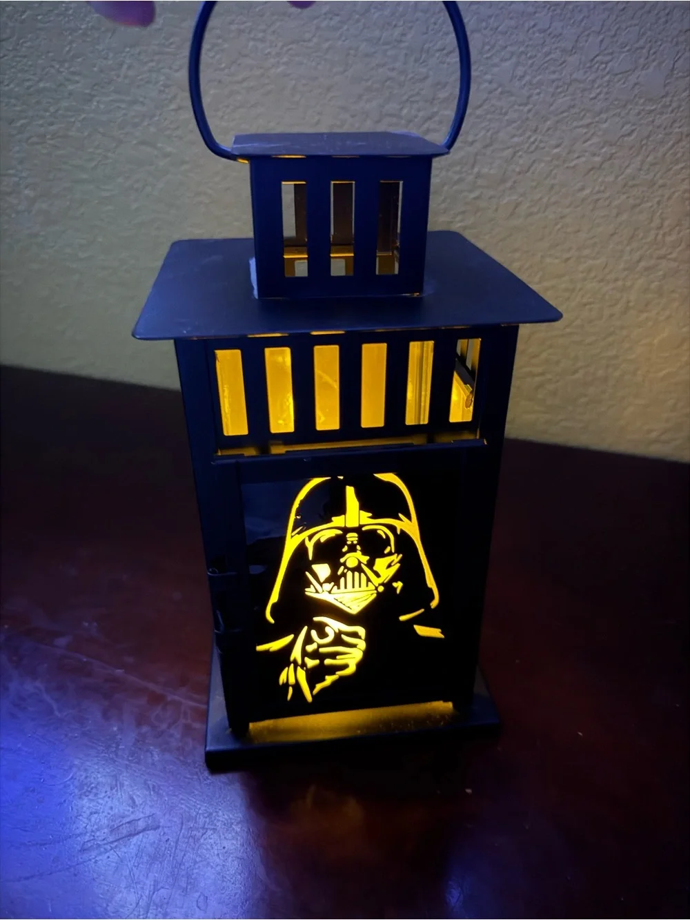 Star Wars Villains 4 sided Black Metal Decorative Lantern